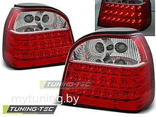 Задние фонари VW Golf 3 red white led