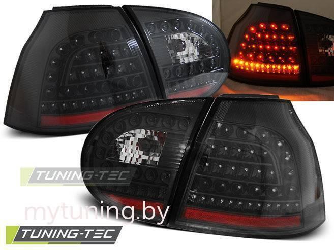 Задние фонари VW Golf 5 black led