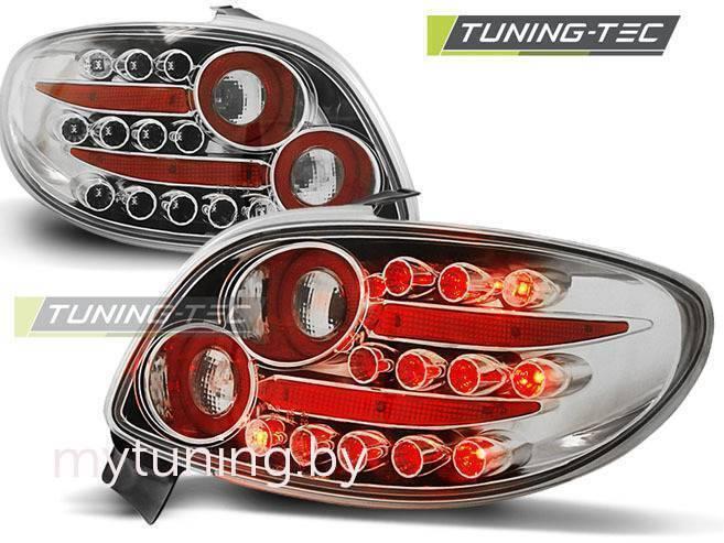 Задние фонари led chrome для Peugeot 206