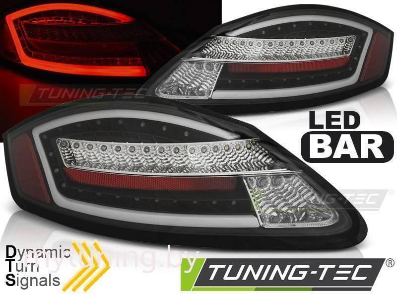 Задние фонари для Porsche Boxster 987 / Cayman 987 (05-08) LED Black