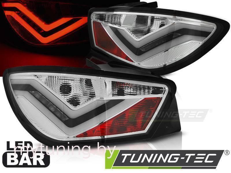 Задние фонари для Seat Ibiza 6J 3D (08-12) LED Chrome