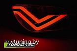 Задние фонари для Seat Ibiza 6J 3D (08-12) LED Red Smoke, фото 2