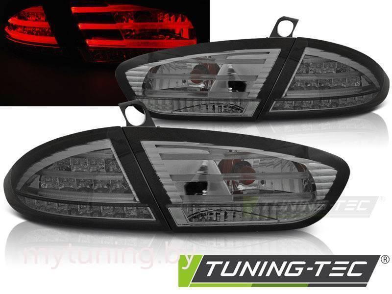 Задние фонари для Seat Leon II 1P1 (09-13) LED Smoke
