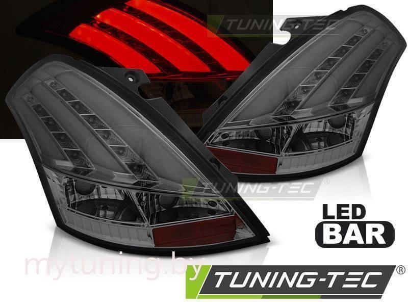 Задние фонари для Suzuki Swift III (10-17) LED темные