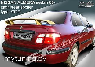 Спойлер для Nissan Almera sedan