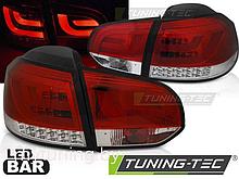 Задние фонари для Volkswagen Golf VI (08-12) LED красные светлые