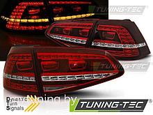 Задние фонари для Volkswagen Golf VII (13-17) LED Red Crystal