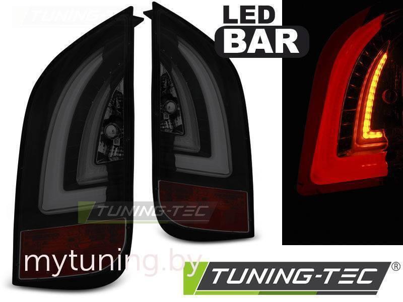 Задние фонари для Volkswagen Up / Skoda Citigo (11-...) LED Black Smoke