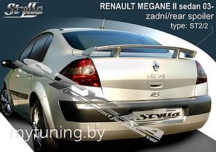 Спойлер для Renault Megane 2(II) sedan