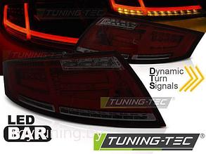 Задние фонари red smoke led bar для Audi TT 8J