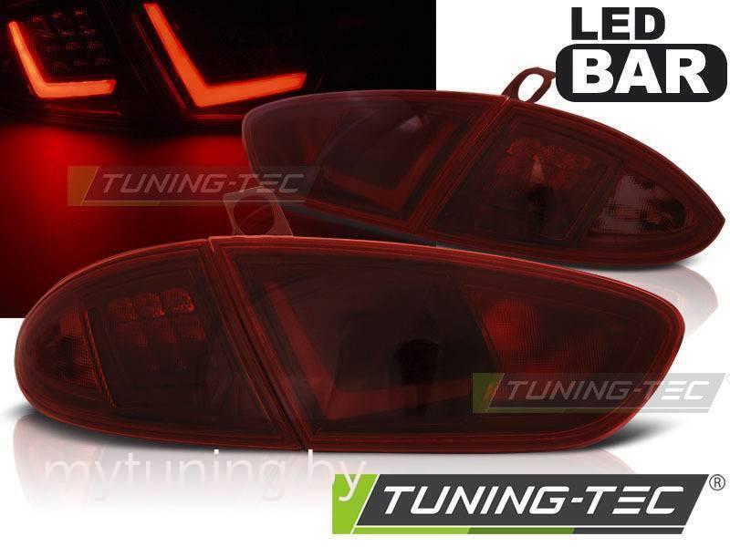 Задние фонари RED SMOKE LED BAR для Seat Leon 2(II) FL