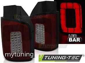 Задние фонари RED SMOKE LED BAR для Volkswagen T6 Transporter