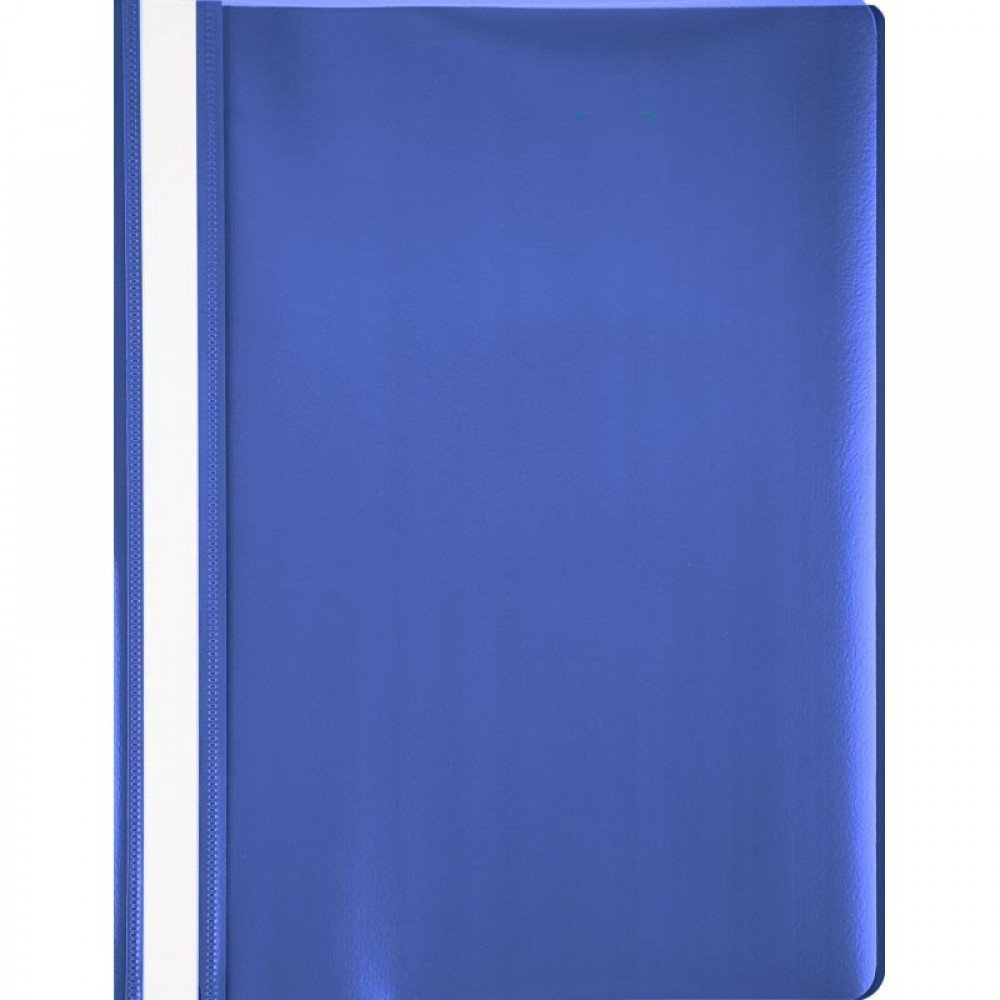 Папка-скоросшиватель пластик. перф. Berlingo, А5, 180 мкм, синяя