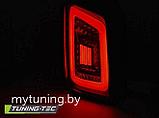 Задняя оптика SMOKE BLACK RED LED для VW T5, фото 4