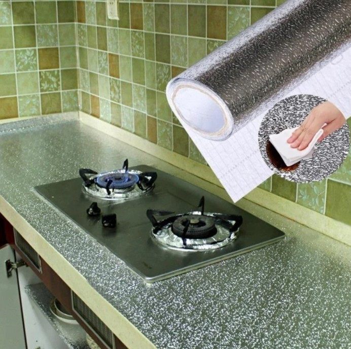 Кухонная алюминиевая фольга - стикер (60смх3м)+ подарок - фото 9 - id-p190975453