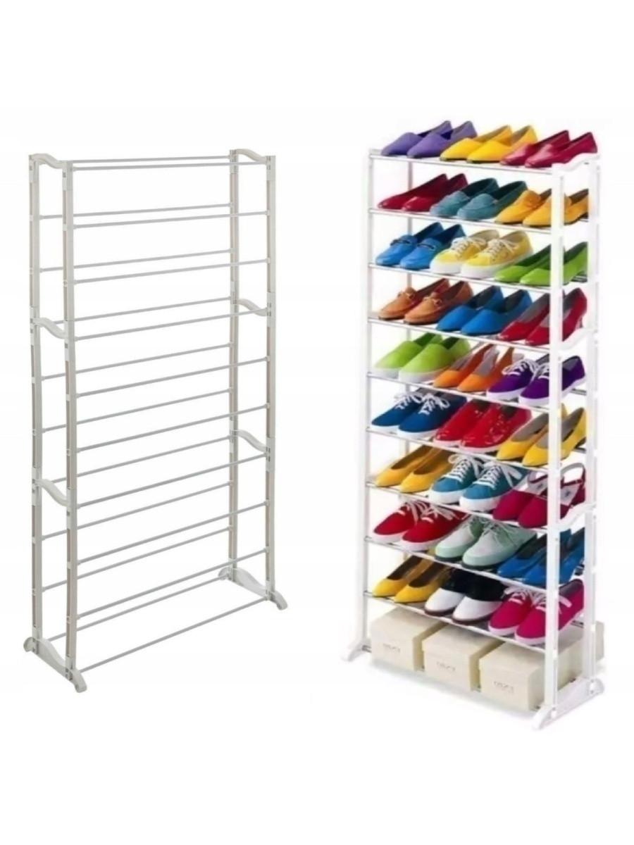 Полка - шкаф (органайзер) для обуви Amazing Shoe Rack, 30 пар+ подарок - фото 4 - id-p190975534