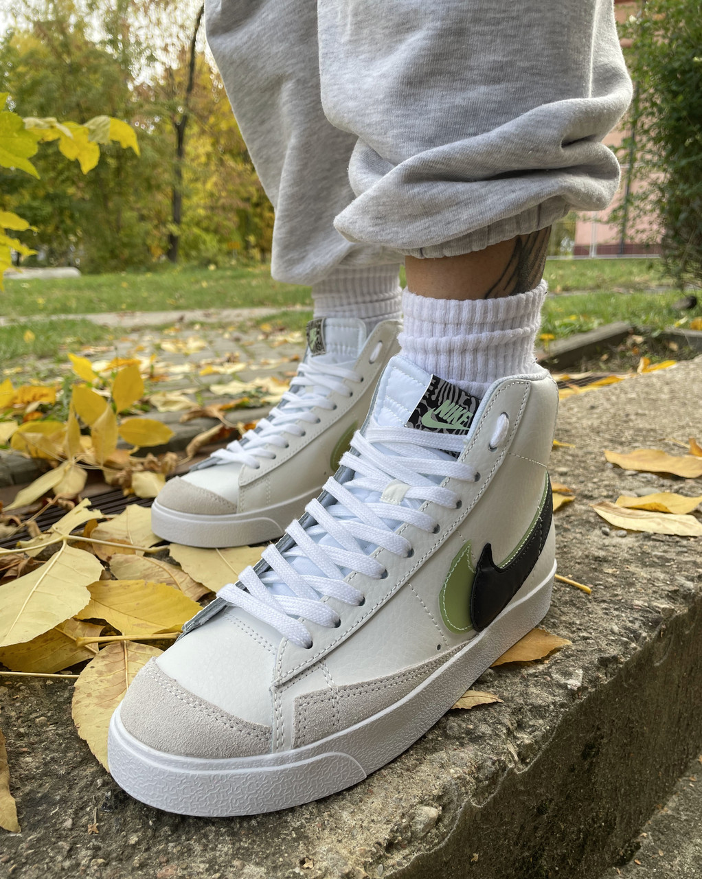 Кеды Blazer Mid '77 White - фото 4 - id-p190980411