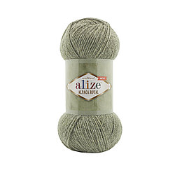 Пряжа Alize Alpaca Royal New цвет 285 зеленый миндаль