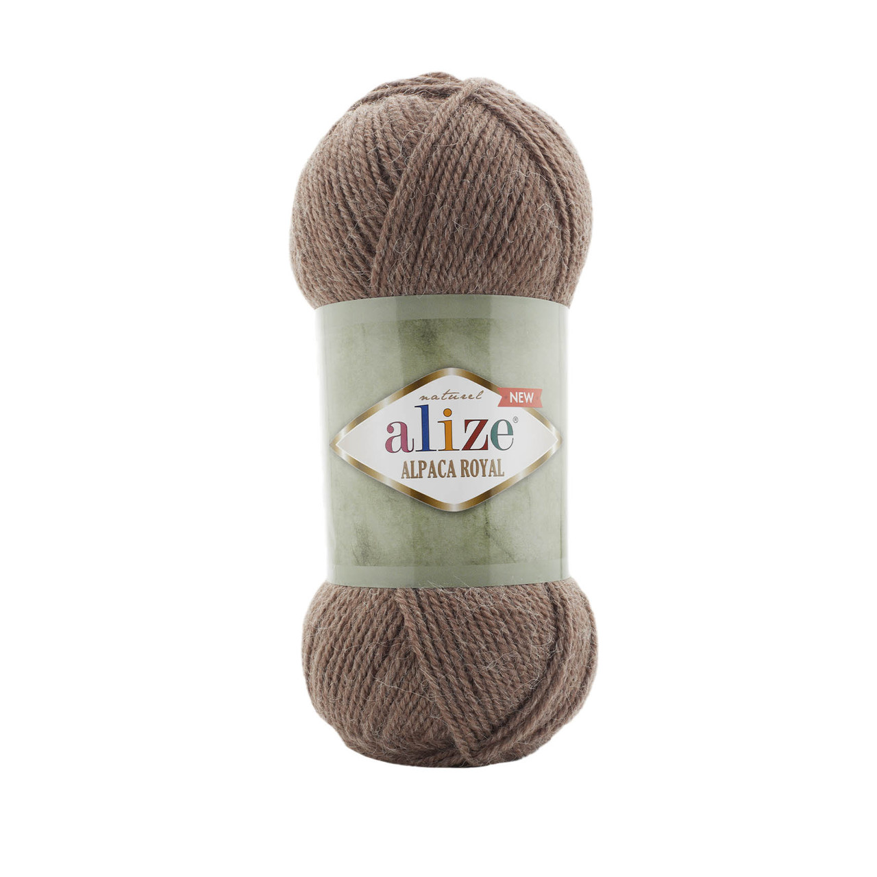 Пряжа Alize Alpaca Royal New цвет 688 какао меланж