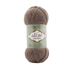 Пряжа Alize Alpaca Royal New цвет 688 какао меланж