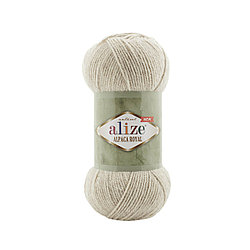 Пряжа Alize Alpaca Royal New цвет 152 беж меланж