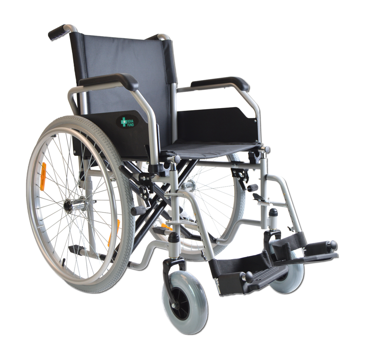 Инвалидная коляска для взрослых RF-1 Cruiser 1 Reha-Fund (Сидение 46 см., надувные колеса) - фото 2 - id-p190982171