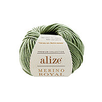 Пряжа Alize Merino Royal цвет 192 зелень