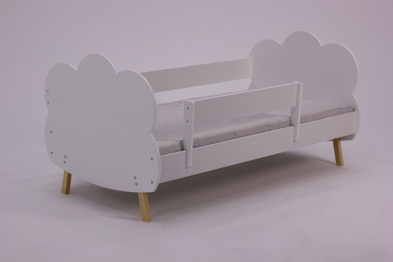Кровать односпальная 160х80 "Облака" Столики Детям