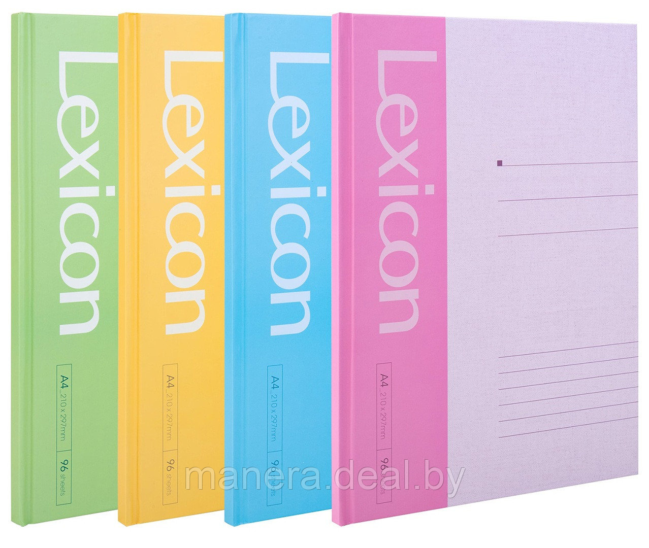 Блокнот A5, 96 л., линейка, плотная обложка, «LEXICON», Deli