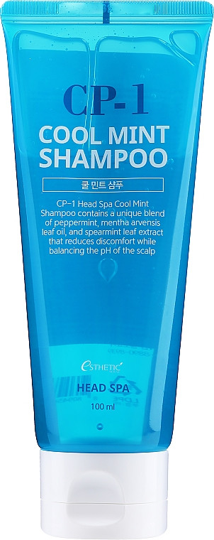 Шампунь для волос ОХЛАЖДАЮЩИЙ CP-1 Head Spa Cool Mint Shampoo (ESTHETIC HOUSE), 100 мл - фото 1 - id-p190996281