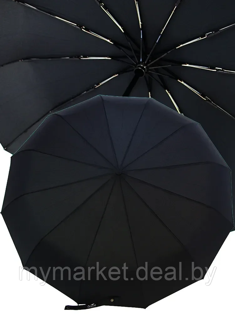Зонт мужской складной автомат Popular №1 (12 спиц усиленных) - фото 3 - id-p190997713