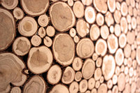 Панно из спилов можжевельника 500 х 700 мм