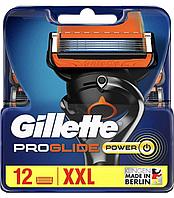 Gillette Fusion 5 Proglide Power 12 шт. Мужские сменные кассеты / лезвия для бритья