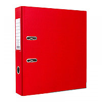 Папка-регистратор ПВХ ЭКО с металлическим уголком, А4, 50мм, красная