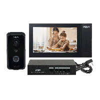 Комплект видеодомофона IP Dahua DHI-KTP02 (черный)