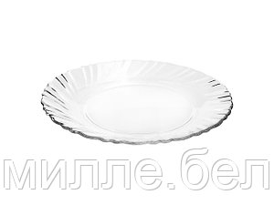 Тарелка обеденная стеклянная, 250 мм, круглая, Каспиан (Caspian), NORITAZEH