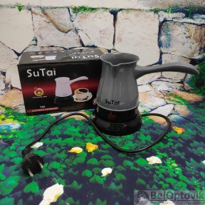 Кофеварка (турка) электрическая SuTai,  500мл Графит. Вкуснейший кофе дома