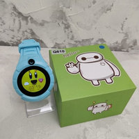 Детские GPS часы Smart Baby Watch Q610 (версия 2.0) качество А Голубые