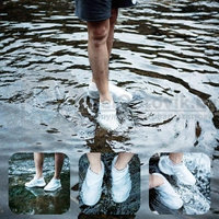 Бахилы (чехлы на обувь) от дождя и песка многоразовые силиконовые Waterproof Silicone Shoe. Суперпрочные