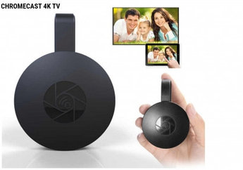 Медиаплеер Google Chromecast TV 4K streaming device