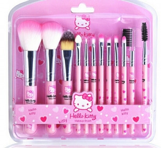 Набор кистей Hello Kitty Make up Brush в блистере (12 шт.) - фото 1 - id-p93844981