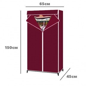 Шкаф складной каркасный тканевый STORAGE WARDROBE mod.SH-7088B. Одно отделение, полка. SM Home 65х40х150 см.