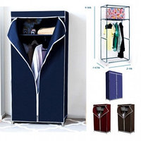 Шкаф складной каркасный тканевый STORAGE WARDROBE mod.SH-7088B. Одно отделение, полка. SM Home 65х40х150 см.