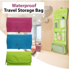 Дорожная сумка для гигиенических принадлежностей Travel Storage Bag (органайзер) Зеленый