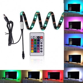 Комплект светодиодной подсветки для домашнего кинотеатра (телевизора) TV LED  STRIP 16 colors (2 метра,24