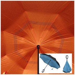 Зонт наоборот UnBrella (антизонт). Подбери свою расцветку настроения Оранжевый