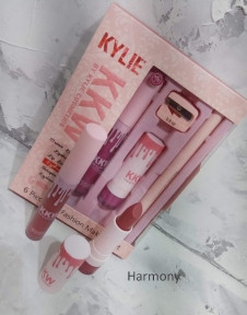Набор косметики для макияжа KYLIE (Кайли) KKW 6 in1 с точилкой HARNONY - фото 1 - id-p102070253