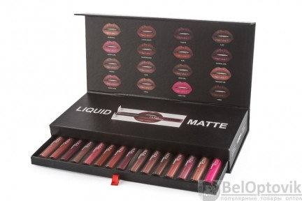 Набор матовых помад Huda Beauty Liquid Matte