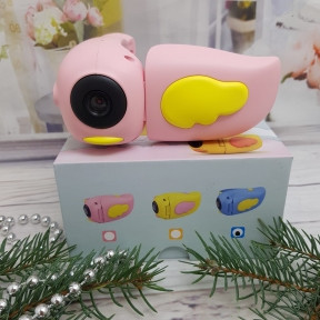 Детский фотоаппарат - видеокамера Kids Camera DV-A100 Розовый