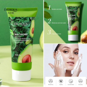 Пенка для умывания c экстрактом авокадо и никотинамидом Bioaqua Niacinome Avocado Hydration Moisturizing